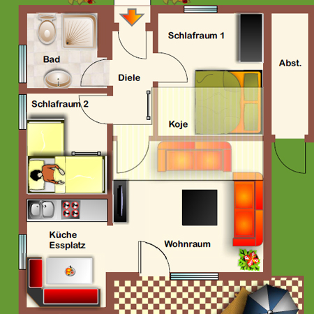 Grundriss Deichgraf 86